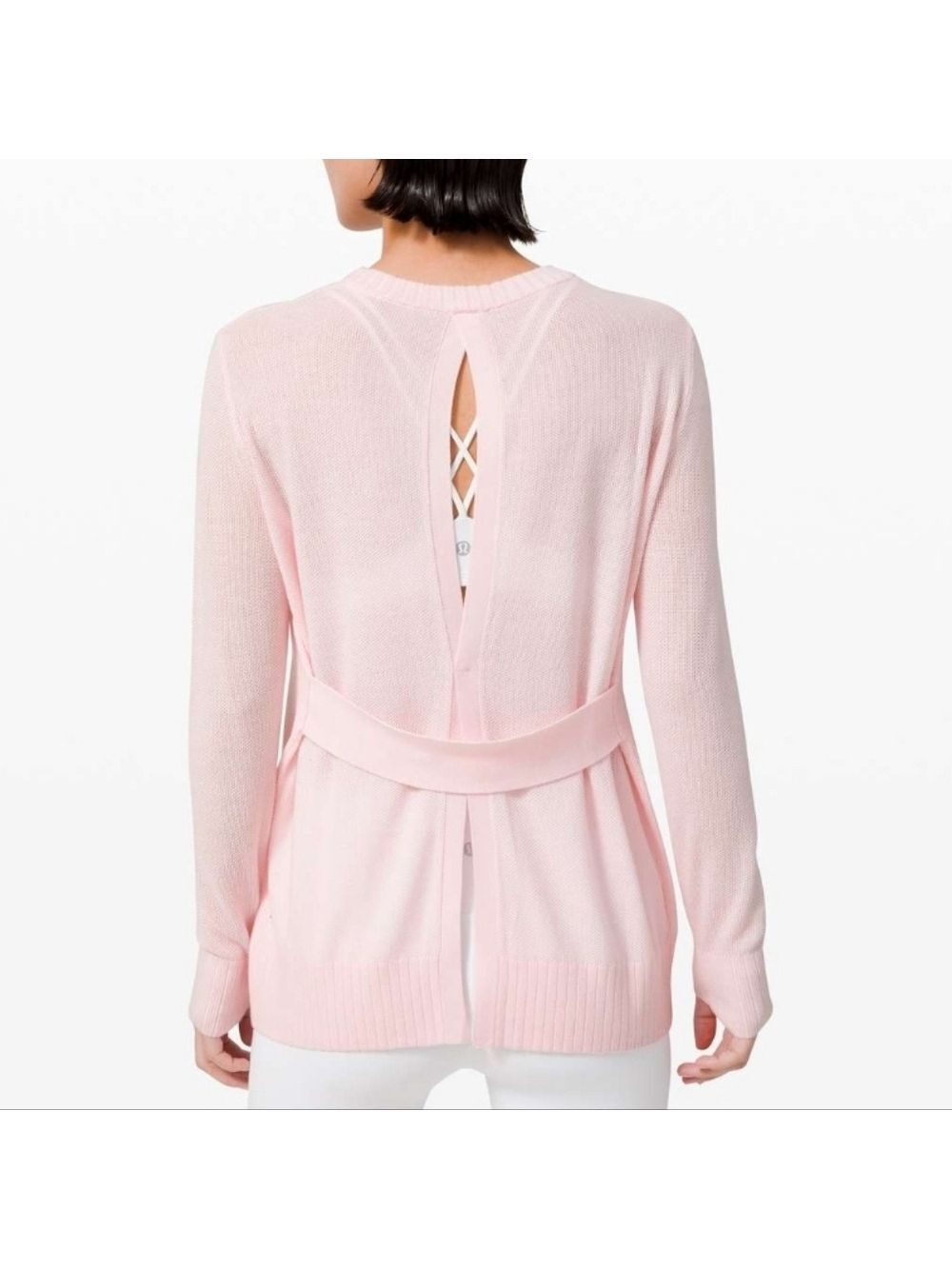 Lululemon 2020 Sincerely Yours Sweater in Pink Glow Size M/L - Picture 6 of 15